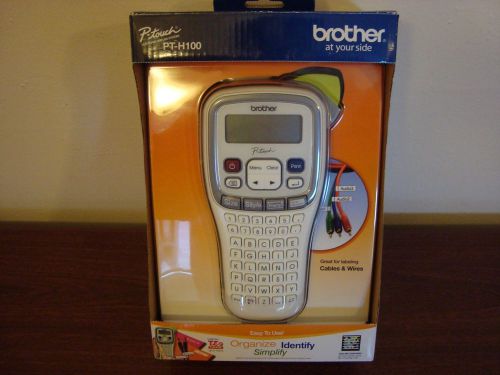 Brother P-Touch PT-H100 Label Thermal Printer Tons of Functions Options