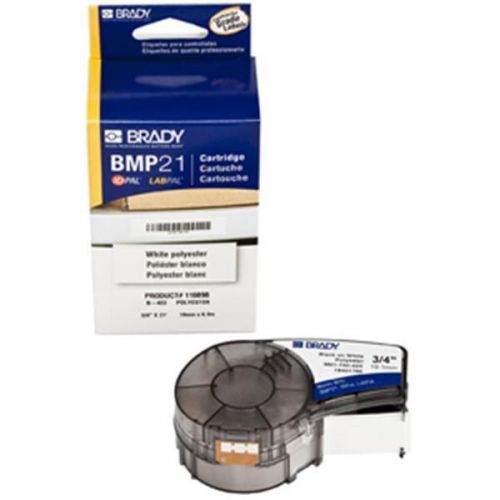 Brady bmp 21 white nylon cartridge #110895, new for sale