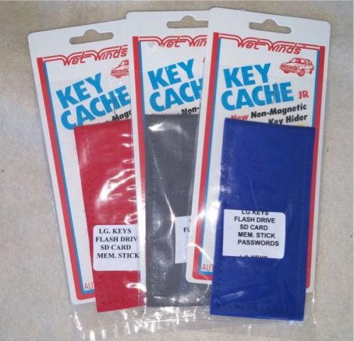 3 jumbo junior key cache non-magnetic key hiders, rust-proof. free shipping! for sale