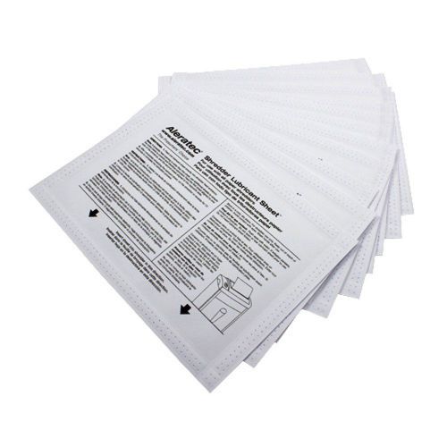 Aleratec 240165 Shredder Lubricant Sheets 12 Pack-White