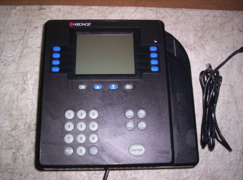 Kronos 4500 Digital Time Clock with Ethernet Prox. Flash 8602800-503 Guaranteed