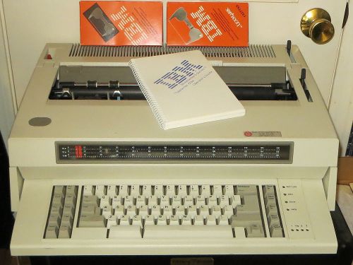 Ibm wheelwriter 6 series ii electric typewriter 6784, guide,cover, correct tape for sale