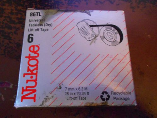 Nukote set of 4 86tl tackless lift-off tape for sale