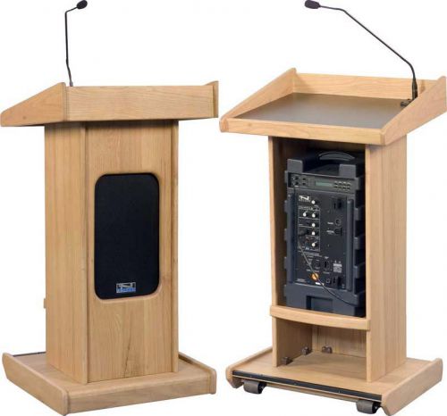 Anchor Admiral Lectern With Reading Light and Liberty Sound System LK-LIB