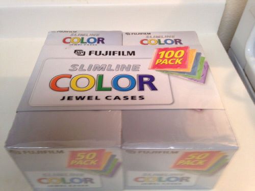 5.2mm Slimline Multi Color CD Jewel Case - 100 Pack, Brand New!!!!!