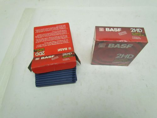 Basf 3-1/2 inch floppy disc 2/sided double density 2 boxes of 10 for sale
