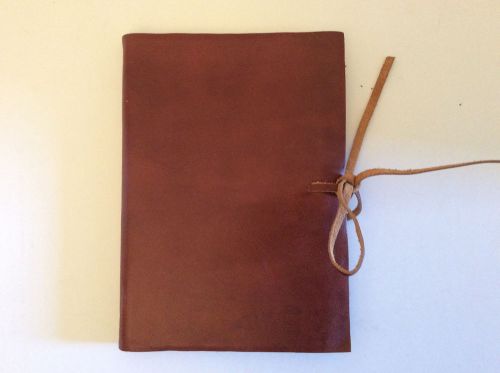Il Papiro Italian Soft Leather Addess Book w/ Leather Ties