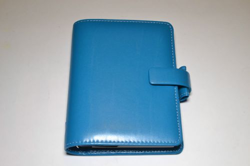 Filofax metropol pocket organizer in king fisher blue for sale