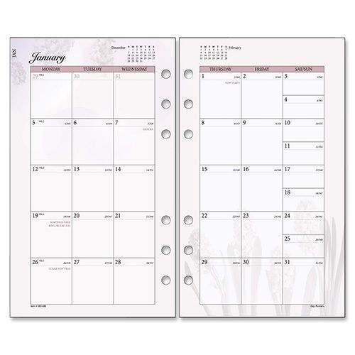 At-A-Glance Express Monthly Running Mate Planning Pages Refill 3-3/4x6-3/4