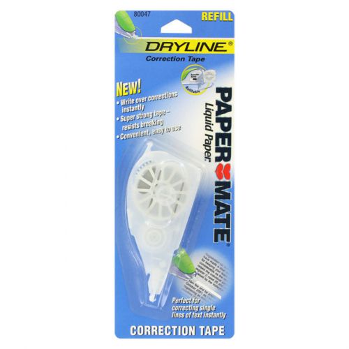 Paper mate liquid paper dryline correction tape refill (80047) for sale
