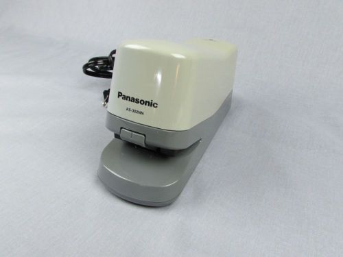 Rare Panasonic AS-302NN Contemporary Electric Stapler 20-Sheet Capacity Gray