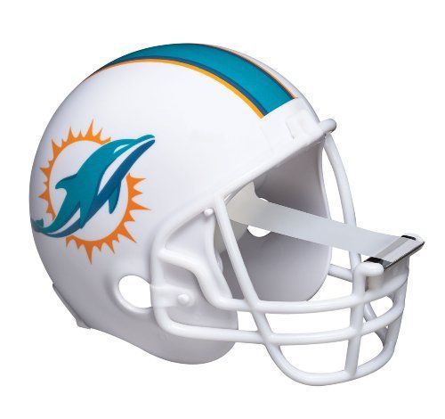 Scotch magic tape dispenser, miami dolphins football helmet - (c32helmetmia) for sale