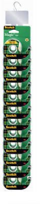3M 6Pk Scotch Magic Tape, 3/4&#034; x 650&#034;, Transparent Tape