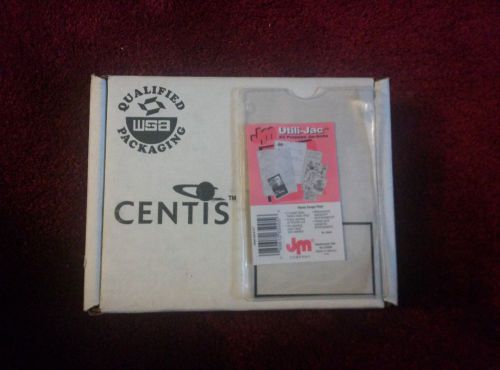 Oxford Utili-Jacs Heavy-Duty Clear Plastic Envelopes, 3 X 5, 50/Box