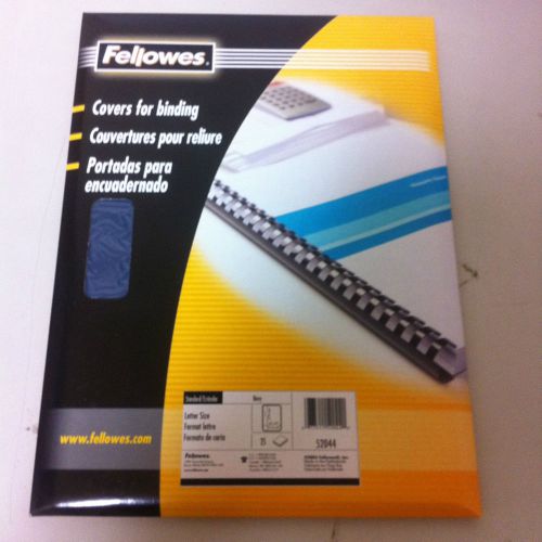 Lot of 10 genuine Fellowes covers for binding