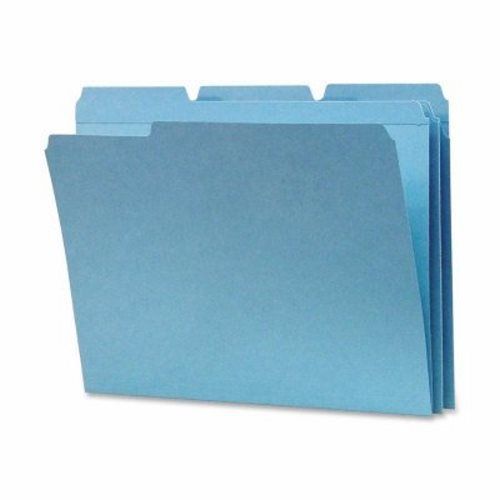 Sparco File Folder, Ltr, 11PT, 1/3&#034; Exp, 100/BX, Blue (SPRSP21270)