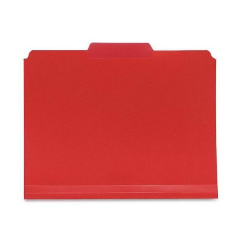 Smead 10501 Waterproof Poly File Folders 24/Box RED, LETTER