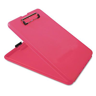 Slimmate portable desktop, 1&#034; capacity, holds 8 1/2w x 12h, pink 00835 for sale
