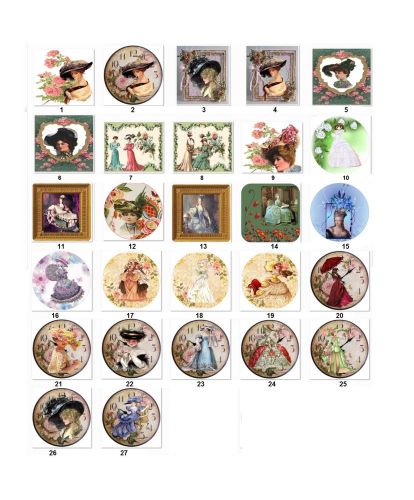 30 Personalized Address Labels Victorian Ladies Buy 3 get 1 free (vla4)