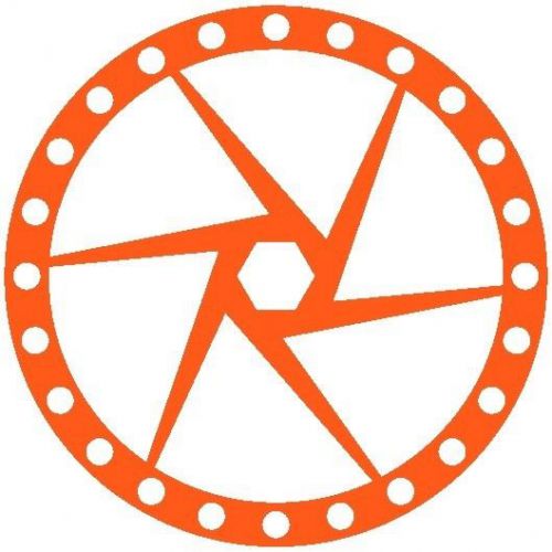 30 Custom Orange Wheel Art Personalized Address Labels
