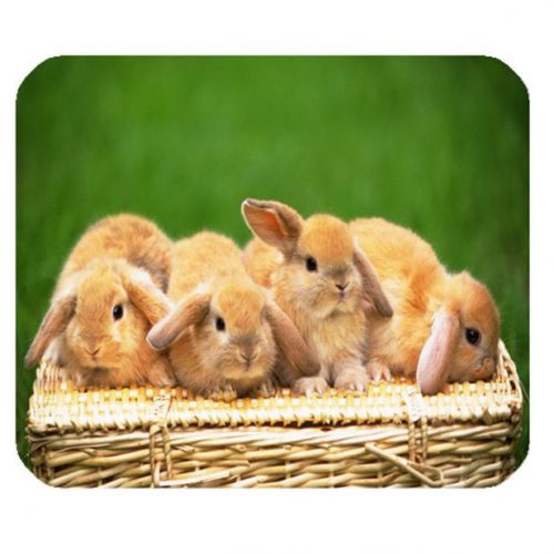 Cute Rabbit Custom Mouse Pad Anti Slip for Gaming with Rubber backed