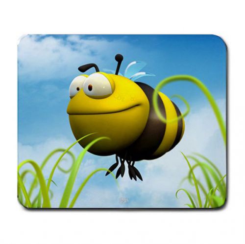 Working Honey Bee looking for flowers vibrant mouse pad