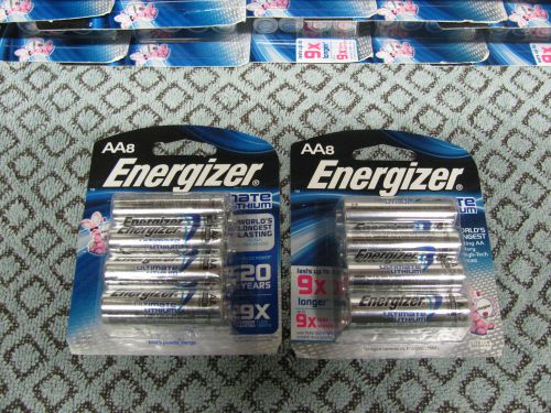 New Sealed 16 AA Energizer Ultimate Lithium Batteries Expires 2025 thru 2033