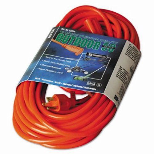Cci vinyl outdoor extension cord, 50 ft, 13 amp, orange (coc02308) for sale