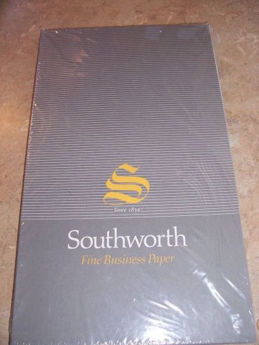 Southworth 41S Manuscript COVER 25% COTTON FIBER 9&#034;x15-1/2&#034;, 100/BX, Blue