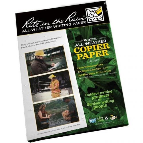 Rite in the rain 8512 all-weather copier paper, a4 - 200 sheets for sale
