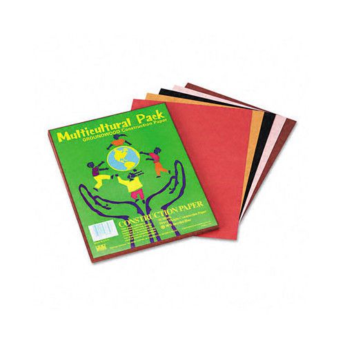Multicultural Construction Paper, 9 x 12, 10 Skintone Hues, 50 Sheets Set of 3