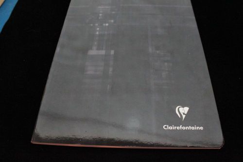 Clairefontaine Staplebound Notebook  8&#034; X 11&#034; Lined Black