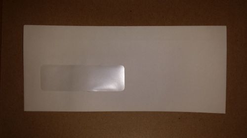 #10 Business Billing Envelopes With Plastic Window - 24lb White - 500 - New