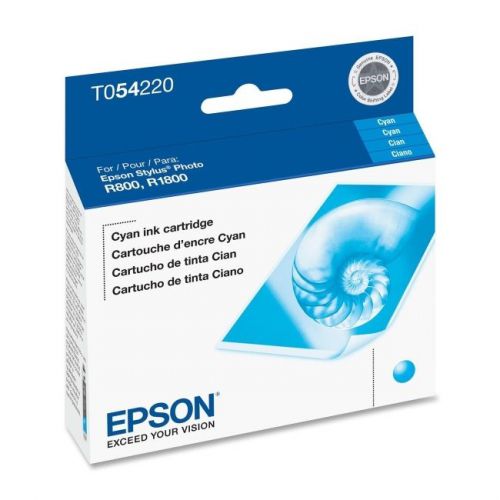 EPSON - ACCESSORIES T054220 CYAN INK CARTRIDGE FOR STYLUS