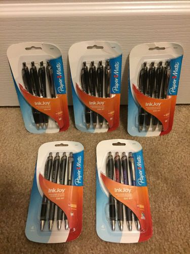 Lot 20 Paper Mate InkJoy 550 RT Ballpoint Pens Assorted Ink Med 32 1.0mm