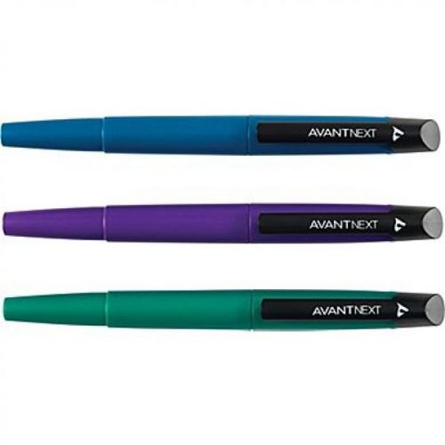 3x avant next 24804 silk scribe 0.8mm ink pen  green &amp; purple for sale