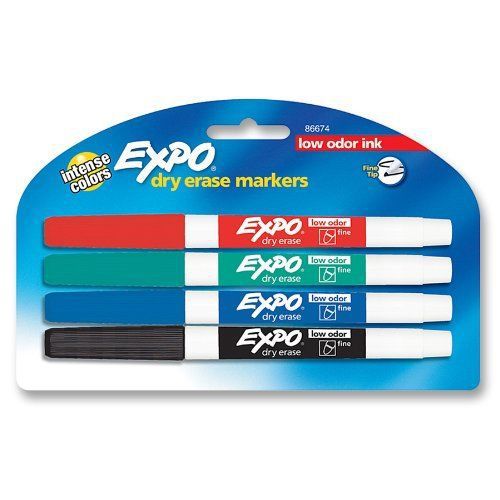 Expo Dry Erase Markers - Fine Marker Point Type - Point Marker Point (san86674)