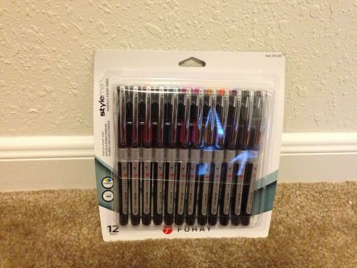 Foray StyleMark Porous Point Pens Fine Assorted Colors New Sealed Free Ship