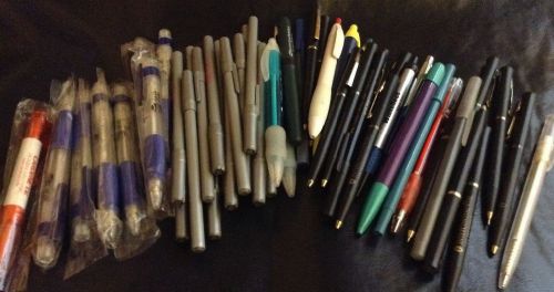 53 Wholesale Lot Misprint Pens, Blue or Black Ink