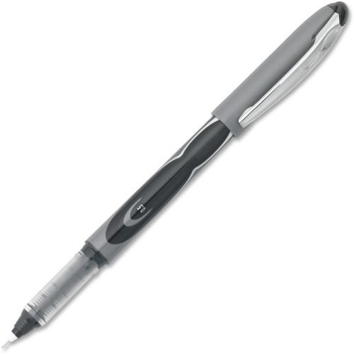 BIC Triumph 537R Metal Fine Point Roller Pens - 0.5 mm - Black Ink -12/Pk