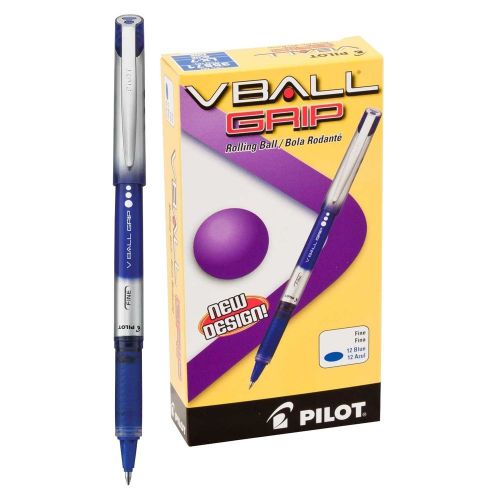 Vball Grip Liquid Ink Rollerball Pens - Fine Pen Point Type - 0.7 Mm (35571dz)