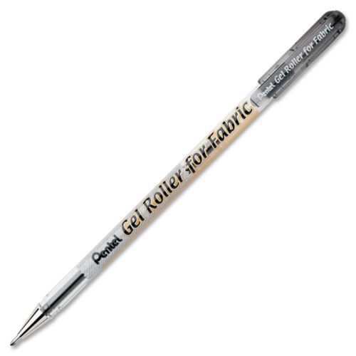 Pentel Gel Roller Pen For Fabric - Bold Pen Point Type - 1 Mm Pen Point (bn15a)