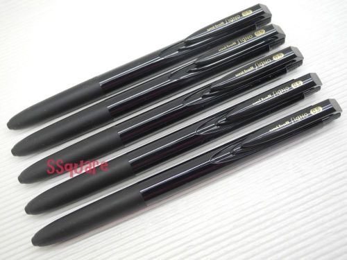 5 x Uni-Ball Signo RT UMN-155 0.5mm Retractable Rollerball Gel Pen, Black