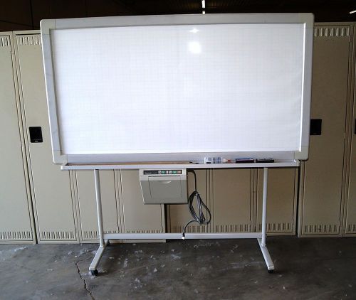 Panasonic panaboard kx-bp635 white board w/ vertical support &amp; casters for sale
