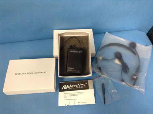 Amplivox s1601 - wireless 16 channel uhf lapel &amp; headset mic kit for sale
