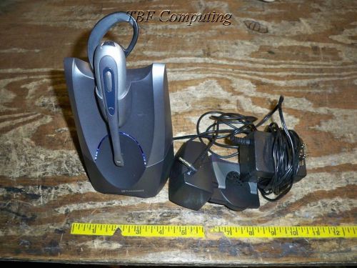 Plantronics cs50 charging cradle powers on w/headset+psu+hl-10 for p&amp;r for sale