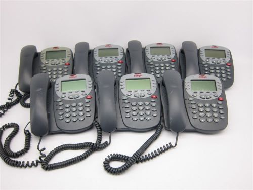 Lot of 7 avaya 4610sw ip phones (no power cords) for sale
