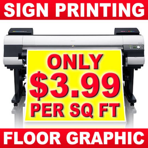 Floor decal custom floor sticker printing indoor floor graphics advertising sign for sale