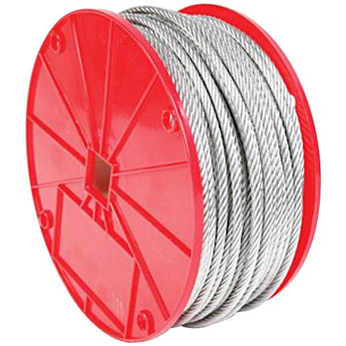 Koch 1 Foot of Galvanized Cable 3/32&#034; Sold by the Foot 002074