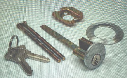 Garage door lock rim cylinder (keyed alike) for sale